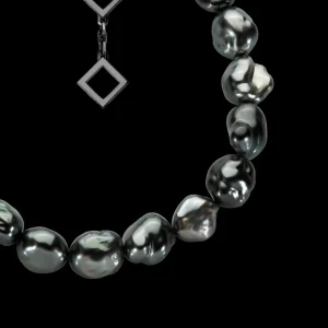 Online MJ Jones Black Keshi Pearl Bracelet