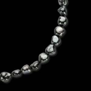 Clearance MJ Jones Black Keshi Pearl Necklace