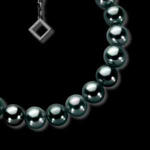 Discount MJ Jones Black Round Pearl Bracelet