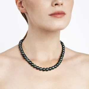 Online MJ Jones Black Round Pearl Necklace