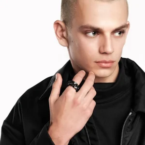 Discount MJ Jones Cuban Ring XL