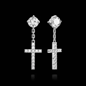 Best MJ Jones DNA Cage Cross Earrings
