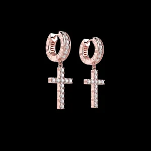Discount MJ Jones DNA Cage Cross Earrings