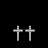 New MJ Jones DNA Cage Cross Earrings