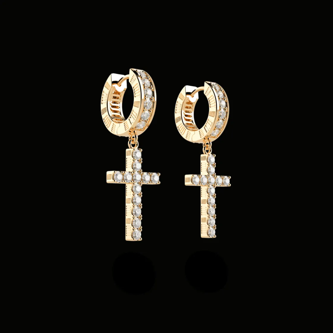 dna_cage_cross_earrings_0-8.webp Clearance MJ Jones DNA Cage Cross Earrings