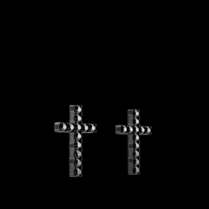New MJ Jones DNA Cage Cross Earrings