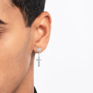 Best MJ Jones DNA Cage Cross Earrings