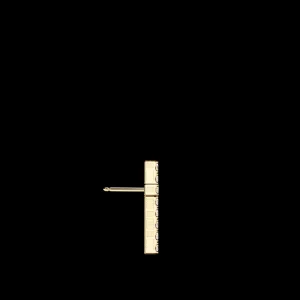 Online MJ Jones DNA Cage Cross Earrings