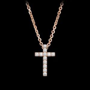 Online MJ Jones DNA Cage Cross Pendant