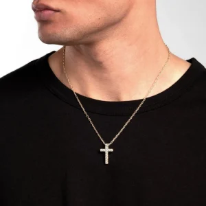 Discount MJ Jones DNA Cage Cross Pendant