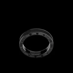 Online MJ Jones DNA Cage Ring Black Enamel