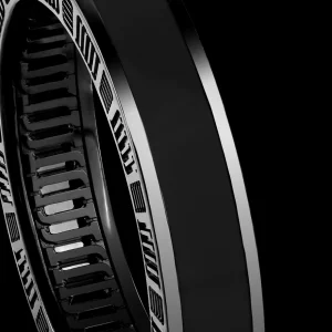 Online MJ Jones DNA Cage Ring Black Enamel