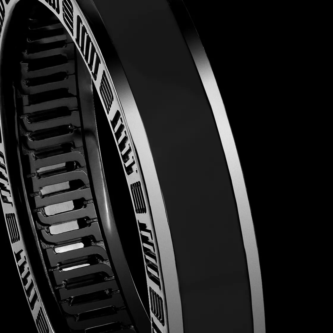 dna_cage_ring_black_ename_2-1.webp Online MJ Jones DNA Cage Ring Black Enamel