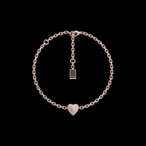 Best MJ Jones Heart Charm Bracelet