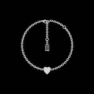 New MJ Jones Heart Charm Bracelet