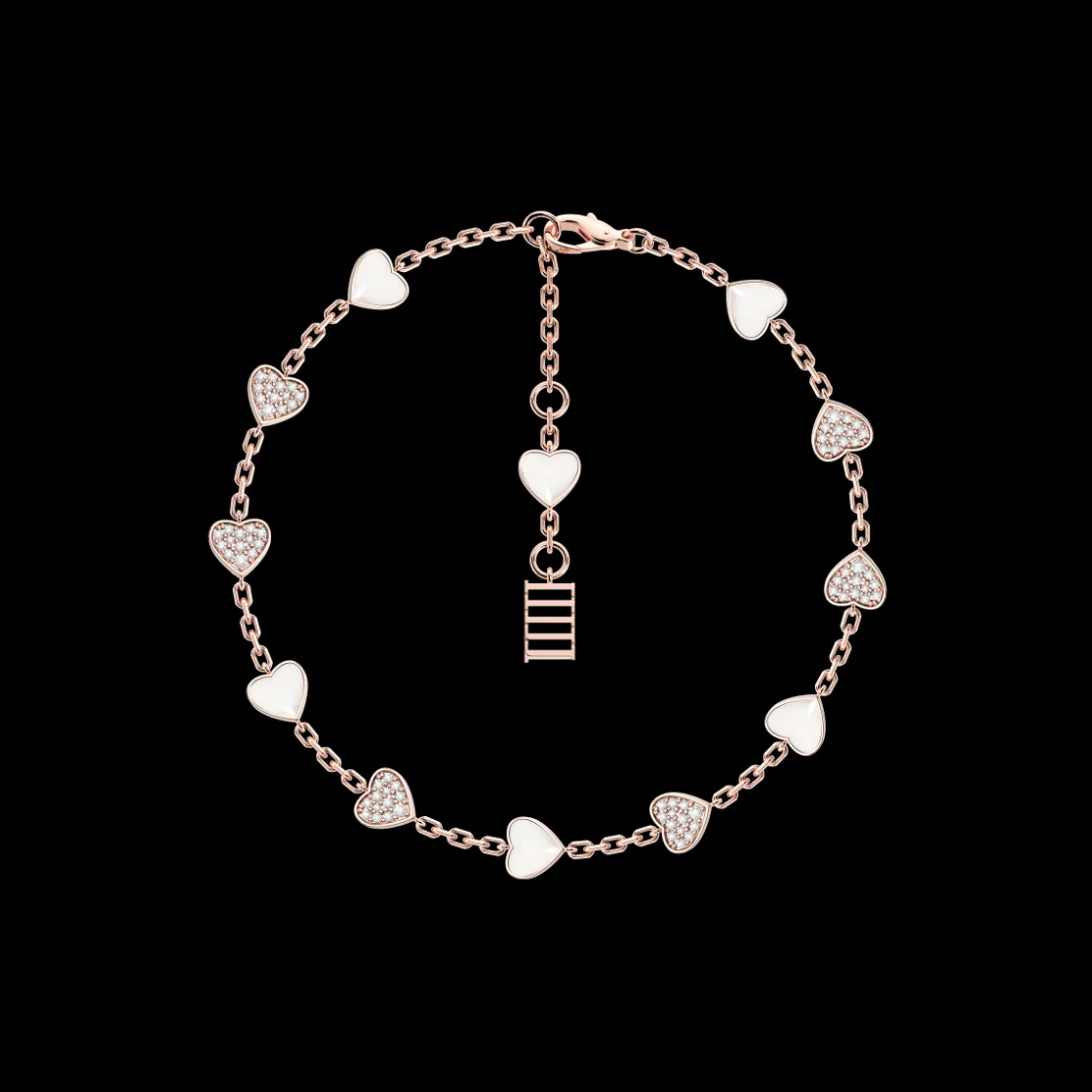 heart_multi_charm_bracele_0-1.webp Clearance MJ Jones Heart Multi Charm Bracelet