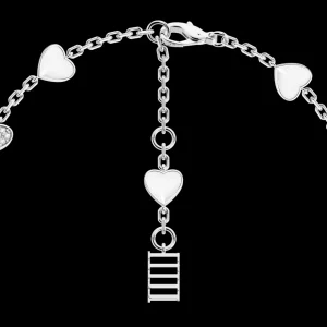 Online MJ Jones Heart Multi Charm Bracelet
