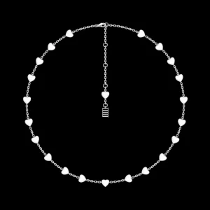 Sale MJ Jones Heart Multi Charm Necklace