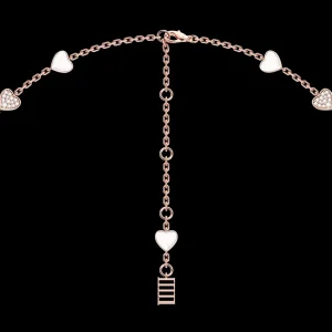 Hot MJ Jones Heart Multi Charm Necklace