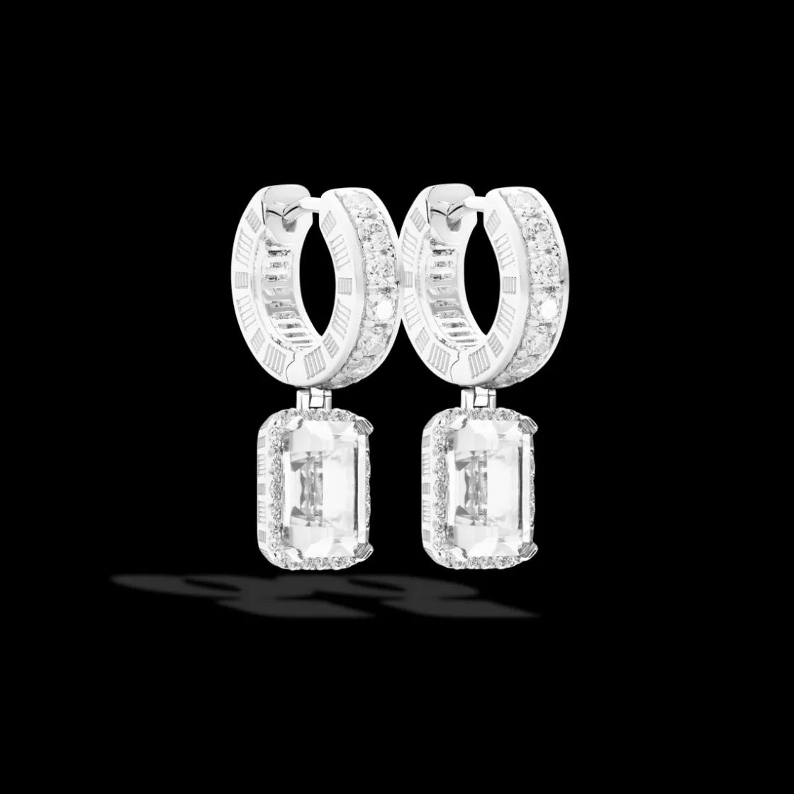 jewel_cage_earrings_white_2.webp Hot MJ Jones Jewel Cage Earrings White Topaz