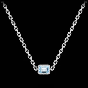 Fashion MJ Jones Jewel Charm Pendant Blue Topaz