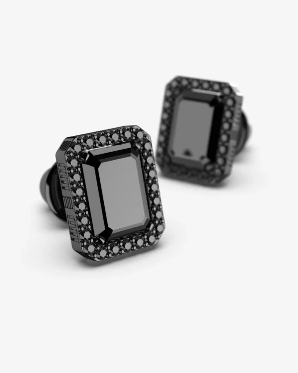 Discount MJ Jones Jewel Earrings Black Onyx