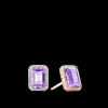 Fashion MJ Jones Jewel Earrings Purple Amethyst