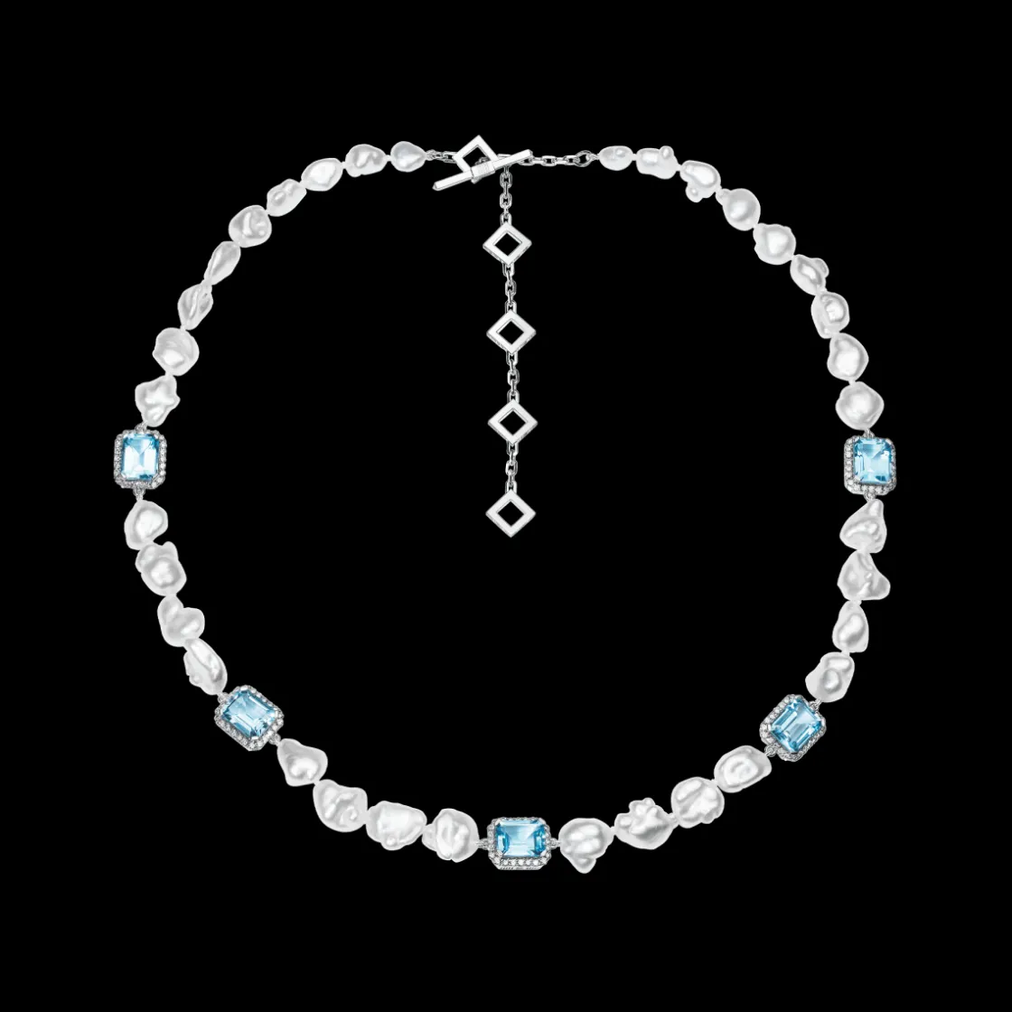 jewel_multi_charm_necklac_0-1.webp Sale MJ Jones Jewel Multi Charm Necklace Blue Topaz