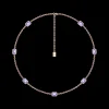 Clearance MJ Jones Jewel Multi Charm Necklace Purple Amethyst