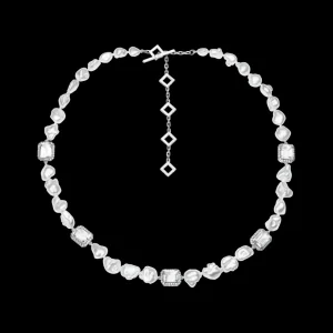 Online MJ Jones Jewel Multi Charm Necklace White Topaz