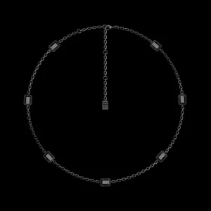 Online MJ Jones Jewel Multi Charm Necklace Black Onyx
