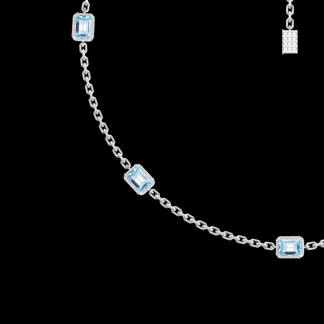 jewel_multi_charm_necklac_1-2.webp Online MJ Jones Jewel Multi Charm Necklace Blue Topaz