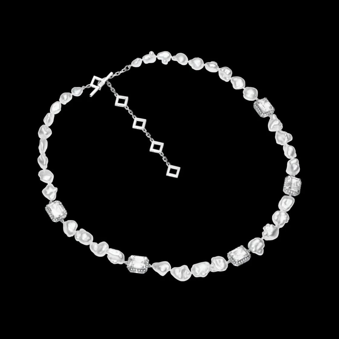 jewel_multi_charm_necklac_1.webp Online MJ Jones Jewel Multi Charm Necklace White Topaz