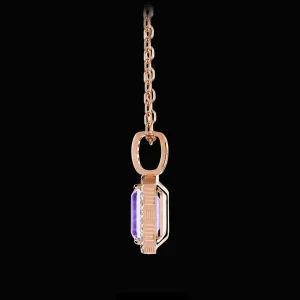 New MJ Jones Jewel Pendant Purple Amethyst