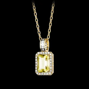 New MJ Jones Jewel Pendant Yellow Quartz