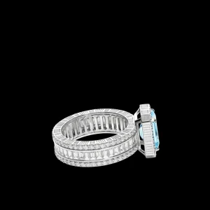 New MJ Jones Jewel Ring Blue Topaz