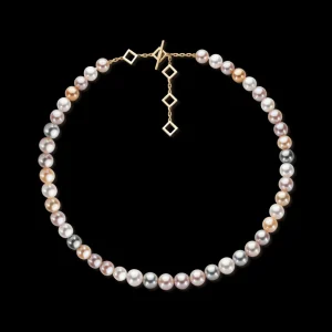 Sale MJ Jones Multicolour Round Pearl Necklace