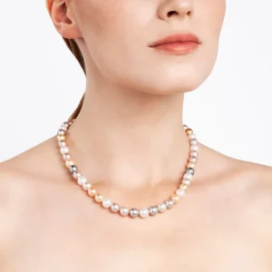 Sale MJ Jones Multicolour Round Pearl Necklace