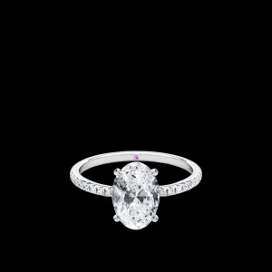 Online MJ Jones Oval Diamond Engagement Ring