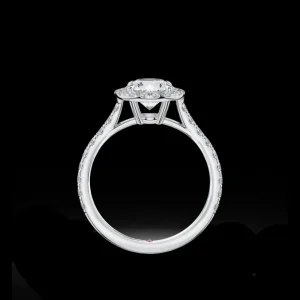 New MJ Jones Oval Halo Diamond Engagement Ring