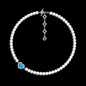 Fashion MJ Jones Pearl Skies Charm Necklace