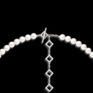 Fashion MJ Jones Pearl Skies Charm Necklace
