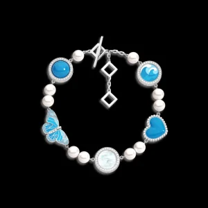Online MJ Jones Pearl Skies Multi Charm Bracelet