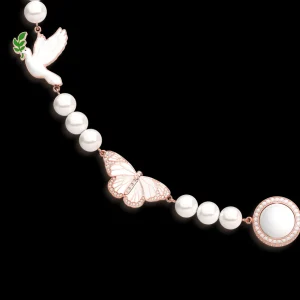 Sale MJ Jones Pearl Skies Multi Charm Necklace