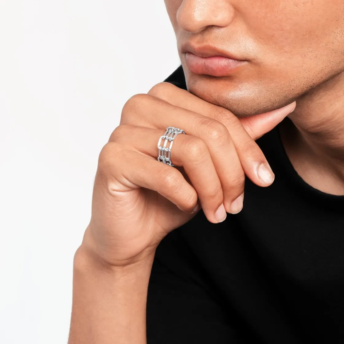 pont_des_arts_chain_ring_3.webp Online MJ Jones Pont Des Arts Chain Ring