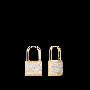 Sale MJ Jones Pont Des Arts Padlock Earrings