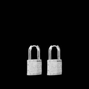 Clearance MJ Jones Pont Des Arts Padlock Earrings