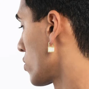 Sale MJ Jones Pont Des Arts Padlock Earrings