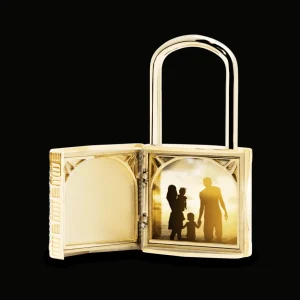 Online MJ Jones Pont Des Arts Padlock Pendant