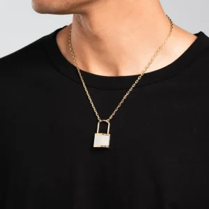Online MJ Jones Pont Des Arts Padlock Pendant